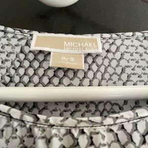 Michael Kors black and white blouse - petite / small